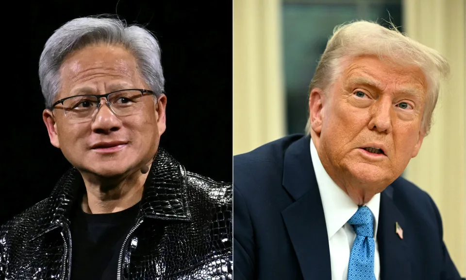 Discover why Nvidia's stock (NVDA) plunged amid Trump's tariff announcements, exploring supply chain risks, tech sector volatility, and strategic insights for investors navigating trade policy shocks. image credit:- getty image.